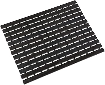 Eurotex Shower Mat Anti Slip for Shower, Kitchen, Wet Area, Laundry Room (Black 61cm x 45cm) - Hardware, Tools and Home Safety | Buy online on ZillyBuy