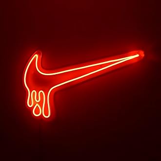 fabsouk Tick Neon Signs Kids Room Decor Red Led Neon Sign Plug in Wall Light Party Supplies Girls Boy Room Decor Neon Light Sign for Bedroom Wall Decor (6x9 in) - Hardware, Tools and Home Safety | Buy online on ZillyBuy