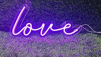 fabsouk Love Neon Signs LED Neon Signs Light LED Art Decorative Sign - Wall Decor/Table Decor, Home Decor for Party Kids Room Living Room House Bar Pub Hotel Beach (16x8 in) - Hardware, Tools and Home Safety | Buy online on ZillyBuy