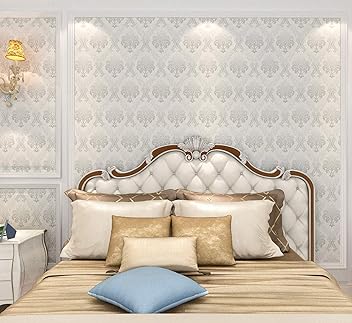Eurotex Peel and Stick Wallpaper, Self Adhesive DIY Wall Sticker for Bedroom Hall Living Room Kitchen Home & Office, PVC Coated & Waterproof Surface Scratch Resistant 45 x 600cm - Hardware, Tools and Home Safety | Buy online on ZillyBuy