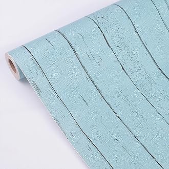 Eurotex Wood Design Wallpaper 17.71 X 118 Self-Adhesive Removable Peel and Stick Decorative Wall Covering (PVC, Size 45cm X 3Mtr Roll 14.5 Sqft, Sky Blue Plank Color) - Hardware, Tools and Home Safety | Buy online on ZillyBuy