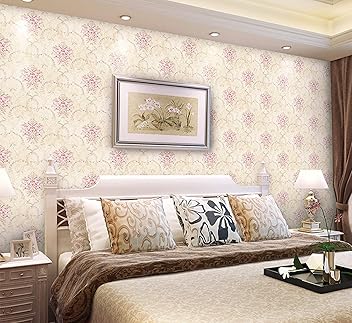 Eurotex Peel and Stick Wallpaper, Self Adhesive DIY Wall Sticker for Bedroom Hall Living Room Kitchen Home & Office, PVC Coated & Waterproof Surface Scratch Resistant 45 x 600cm - Hardware, Tools and Home Safety | Buy online on ZillyBuy