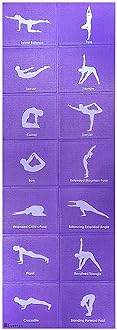 Eurotex Travel Yoga Mat Non Slip Compact Foldable Portable Yoga Mat For Traveling Gym Mat Fitness Training Pilates Exercise Mat Workout for Women Men with Carry Bag (Purple) - Hardware, Tools and Home Safety | Buy online on ZillyBuy
