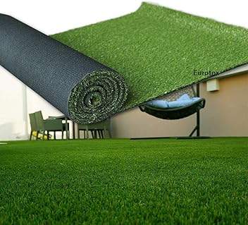 Eurotex 35MM Artificial Grass Carpet Mat for Balcony, Lawn, Door, Soft Comfortable (PE & PP, Natural Green, 6.5x3.5 Feet) - Hardware, Tools and Home Safety | Buy online on ZillyBuy
