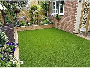 Eurotex 45 MM High Density Artificial Grass Carpet Mat for Balcony, Lawn, Door (6.5 x 3 Feet, Natural Green) - Hardware, Tools and Home Safety | Buy online on ZillyBuy