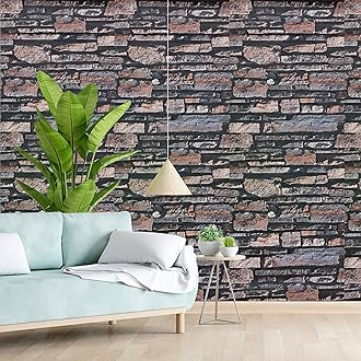 Eurotex 3D Modern Design Wallpaper, use as Wall Covering for Living Room, Living Room, Walls Grey Color Wallpaper (Roll 57 sq ft) 21802 - Hardware, Tools and Home Safety | Buy online on ZillyBuy