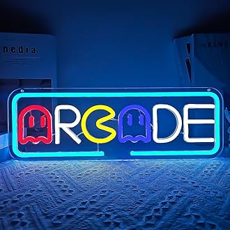 Eurotex Gamer Neon Sign, Gaming Neon Sign Board for Gamer Room Decor, Adjust Brightness Gaming Lights for Wall, Gaming Decor for Boys Bedroom and Video Game Room - Hardware, Tools and Home Safety | Buy online on ZillyBuy