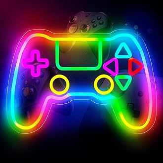 Eurotex Arcade Neon Sign Gaming Neon Signs Board for Wall Decor Ghost Game Neon Lights Board LED Light Up Signs for Gaming Room Man Cave Bedroom Neon Wall Light Gift for Arcade Gamer Teens - Hardware, Tools and Home Safety | Buy online on ZillyBuy